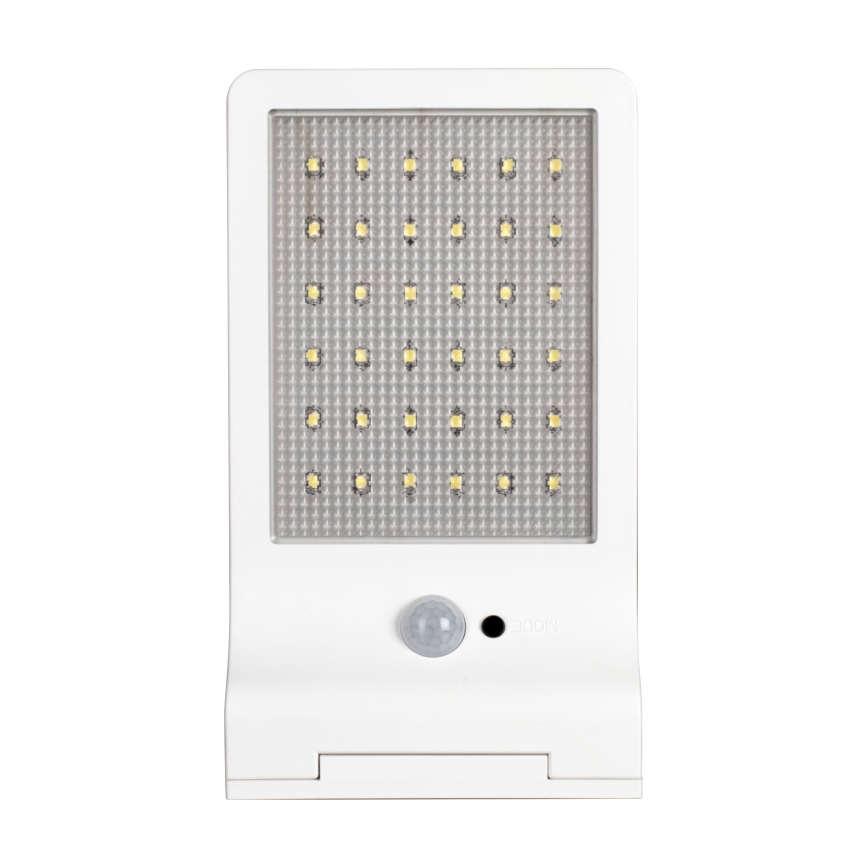 Osram - LED saulės sieninis šviestuvas su judesio jutikliu DOORLED LED/3W/3,3V 2000 mAh IP44 balta