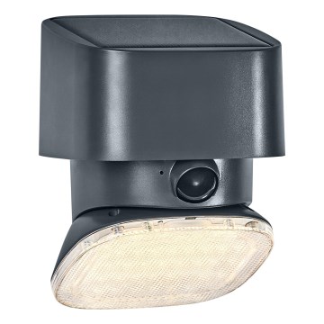 Osram - LED saulės lauko sieninis šviestuvas su jutikliu ENDURA STYLE LED/10,3W/4,2V 2000 mAh IP54 antracitas