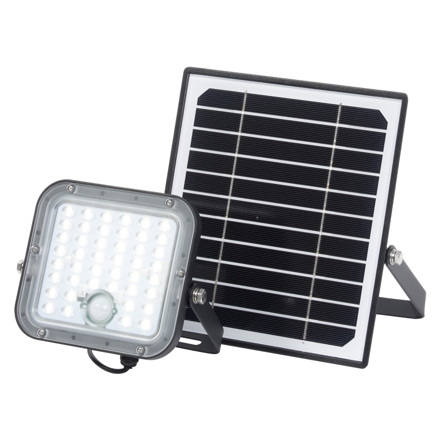 Osram - Dimeriuojamas LED saulės prožektorius su jutikliu ENDURA LED/10W/4,2V 4000K IP65 juodas + nuotolinis valdymas