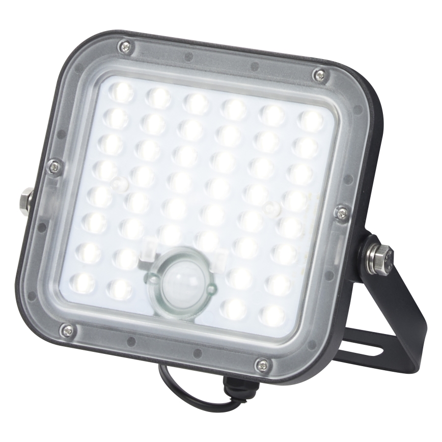 Osram - Dimeriuojamas LED saulės prožektorius su jutikliu ENDURA LED/10W/4,2V 4000K IP65 juodas + nuotolinis valdymas