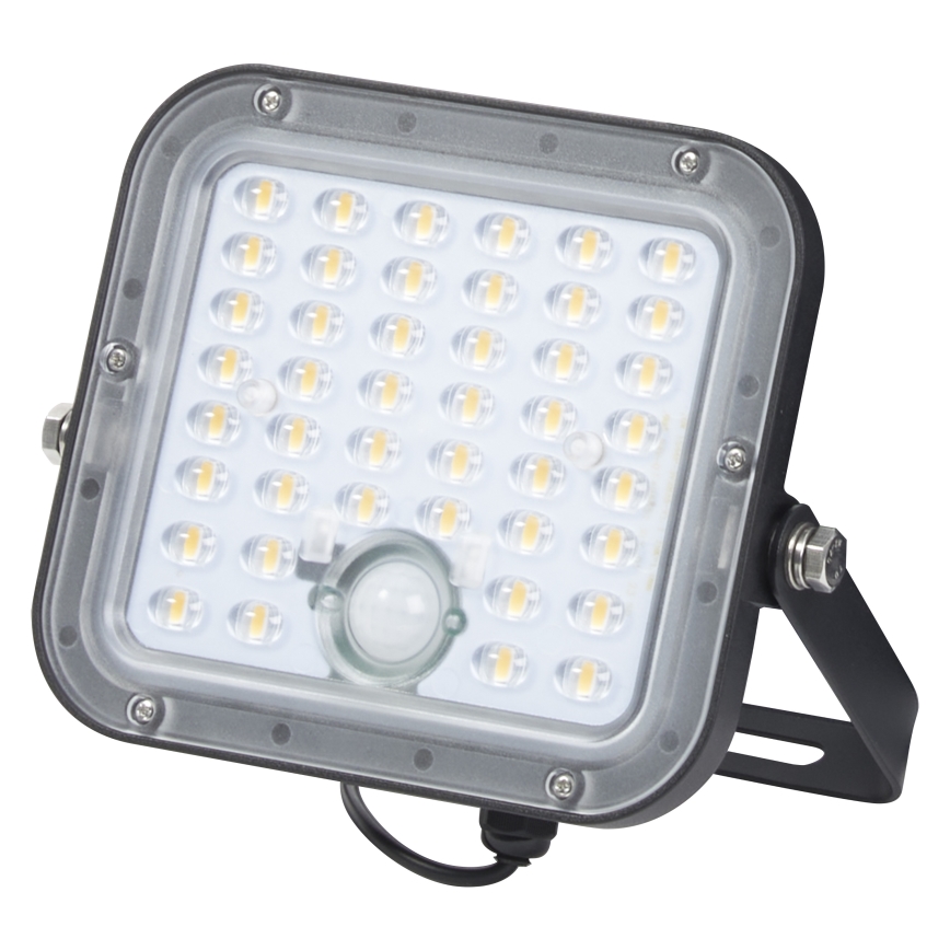 Osram - Dimeriuojamas LED saulės prožektorius su jutikliu ENDURA LED/10W/4,2V 4000K IP65 juodas + nuotolinis valdymas