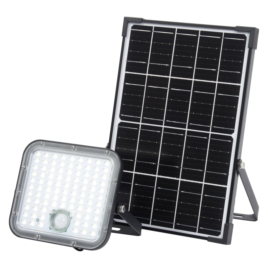 Osram - LED reguliuojamas saulės prožektorius su jutikliu ENDURA LED/30W/6,4V 4000K IP65 juoda + nuotolinio valdymo pultas