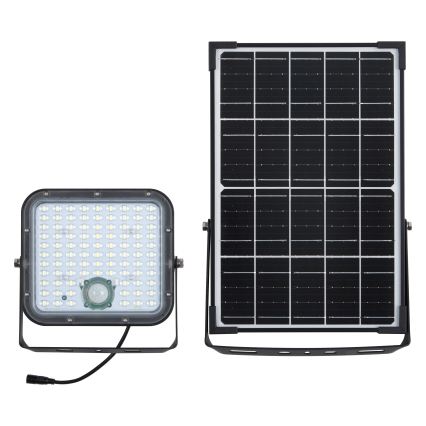 Osram - LED reguliuojamas saulės prožektorius su jutikliu ENDURA LED/30W/6,4V 4000K IP65 juoda + nuotolinio valdymo pultas