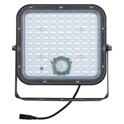 Osram - LED reguliuojamas saulės prožektorius su jutikliu ENDURA LED/30W/6,4V 4000K IP65 juoda + nuotolinio valdymo pultas