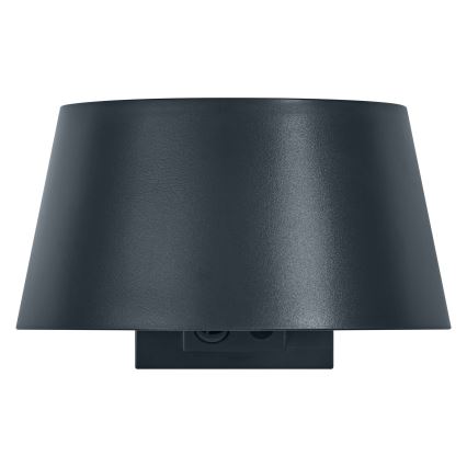 Osram - LED saulės sieninis šviestuvas su jutikliu ENDURA STYLE LED/10,1W/4,2V 2000 mAh IP54 antracitas