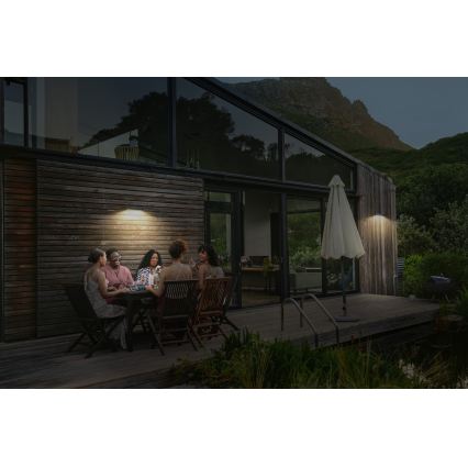 Osram - LED saulės sieninis šviestuvas su jutikliu ENDURA STYLE LED/12,4W/4,2V 2000 mAh IP54 antracitas