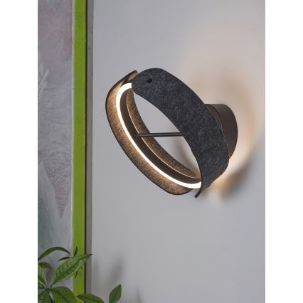 Osram - LED sieninis šviestuvas DECOR CURVE LED/20W/230V pilkas