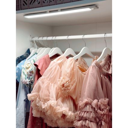 Osram - LED po spintelės šviestuvas su judesio ir sutemų jutikliu LINEAR LED/4W/3,7V 1500 mAh 3000/4000/6500K 60 cm pilka