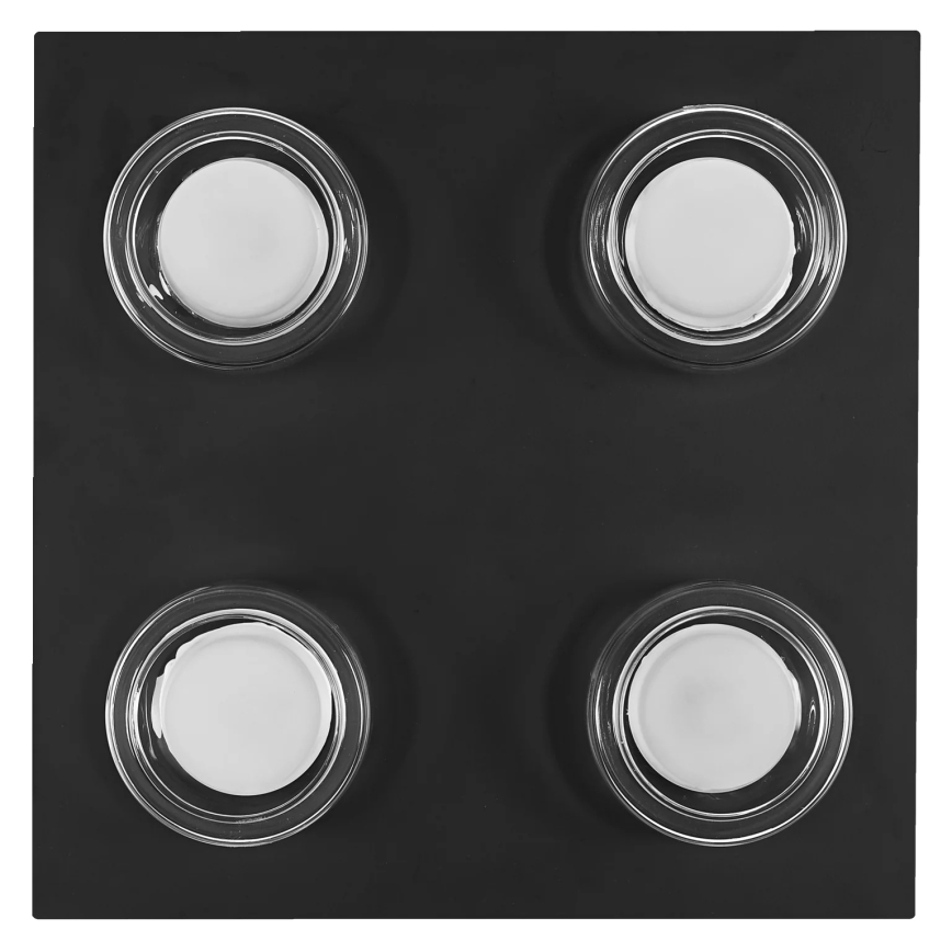 Osram - LED lubinis vonios šviestuvas ORBIS FLAME 4xLED/5,5W/230V 3000/4000K IP44 juoda