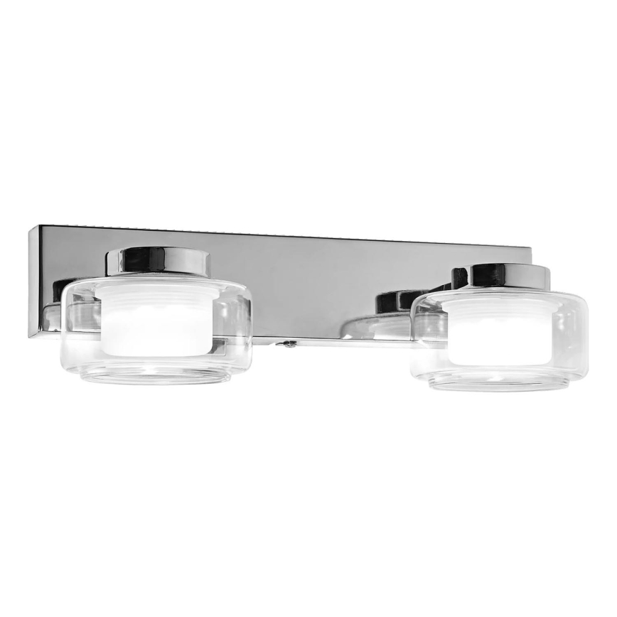 Osram - LED vonios kambario sieninis šviestuvas ORBIS FLAME 2xLED/5,5W/230V 3000/4000K IP44 blizgus chromas