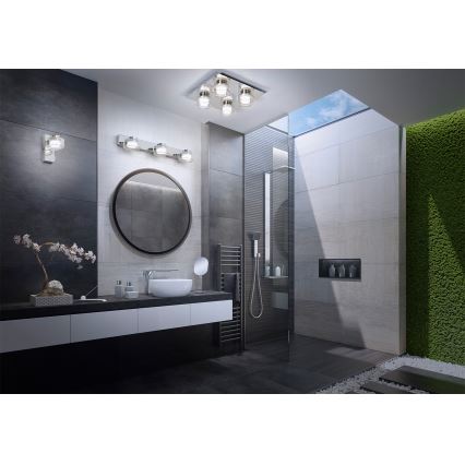 Osram - LED vonios sieninis šviestuvas ORBIS FLAME 3xLED/5,5W/230V 3000/4000K IP44 blizgus chromas