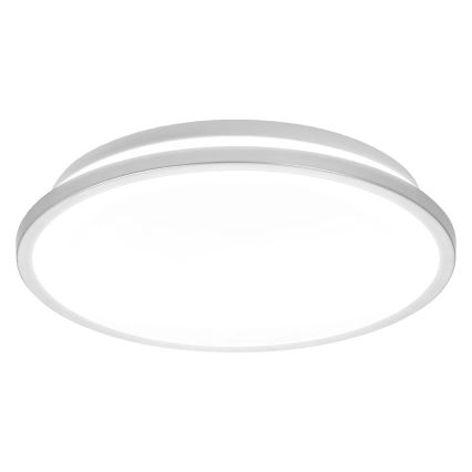 Osram - LED vonios kambario lubinis šviestuvas DISC LED/18W/230V 3000/4000K Ø 30 cm IP44 sidabrinis