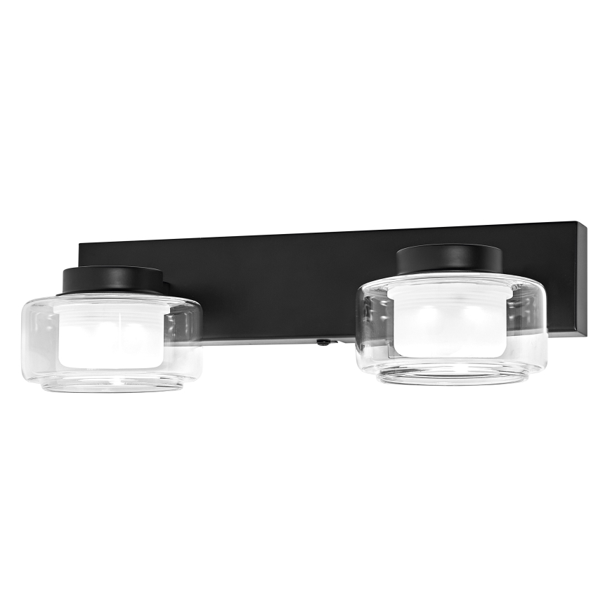 Osram - LED vonios sieninis šviestuvas ORBIS FLAME 2xLED/5,5W/230V 3000/4000K IP44 juodas