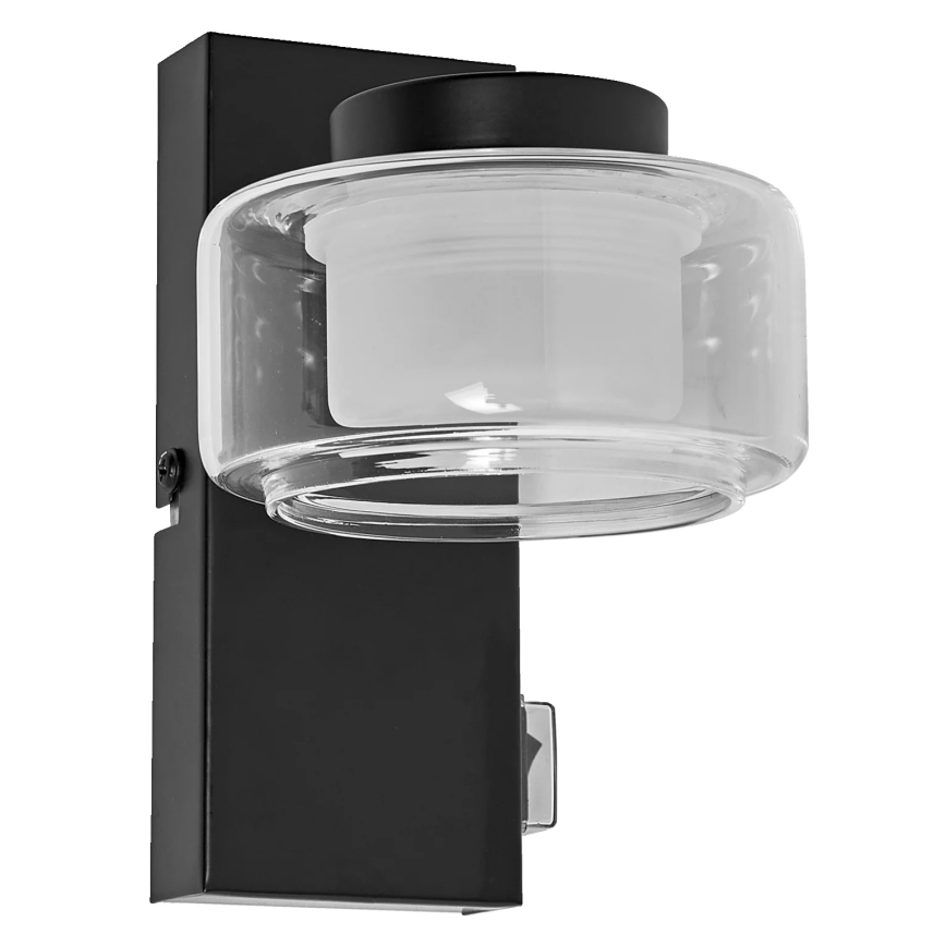Osram - LED vonios kambario sieninis šviestuvas ORBIS FLAME LED/5,5W/230V 3000/4000K IP44 juoda
