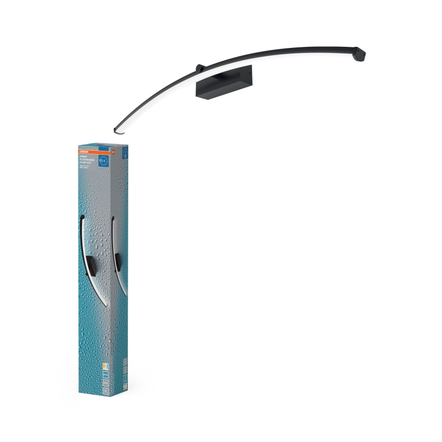 Osram - LED Vonios veidrodžio apšvietimas PLUTON LED/15W/230V 3000/4000K 80 cm IP44 juoda