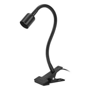 Osram - Lempa su spaustuku CLIP TUBE FLEX 1xGU10/5W/230V juoda