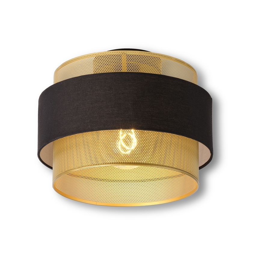 Osram - lubinis šviestuvas DECOR HORNET 1xE27/10W/230V, skersmuo 30 cm, juodas/auksinis