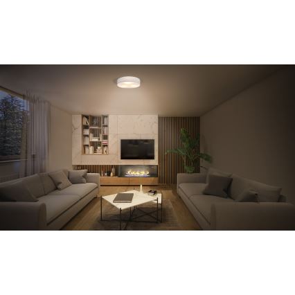 Osram - Lubinis šviestuvas ORBIS PARIS 2xE27/25W/230V skersmuo 40 cm baltas