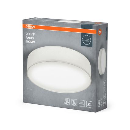 Osram - Lubinis šviestuvas ORBIS PARIS 2xE27/25W/230V skersmuo 40 cm baltas
