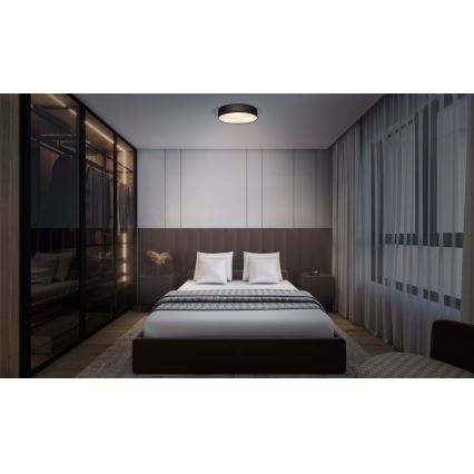 Osram - Lubinis šviestuvas ORBIS PARIS 2xE27/25W/230V, skersmuo 40 cm, juodas