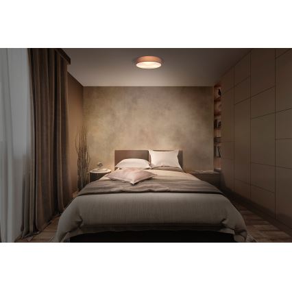 Osram - Lubinis šviestuvas ORBIS PARIS 3xE27/15W/230V Ø 48 cm rudos spalvos