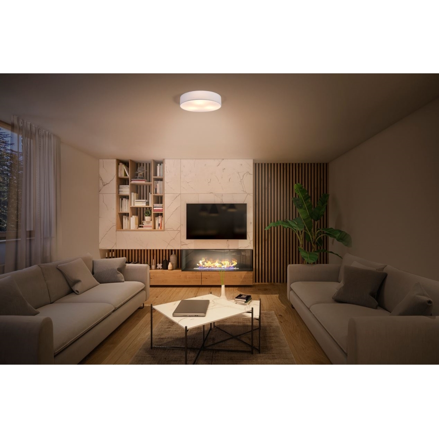 Osram - Lubinis šviestuvas ORBIS PARIS 3xE27/25W/230V skers. 48 cm baltas