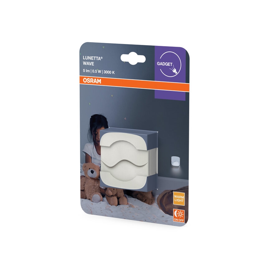 Osram - LUNETTA LED kištukinis naktinis šviestuvas su sutemų jutikliu LED/0,5W/230V