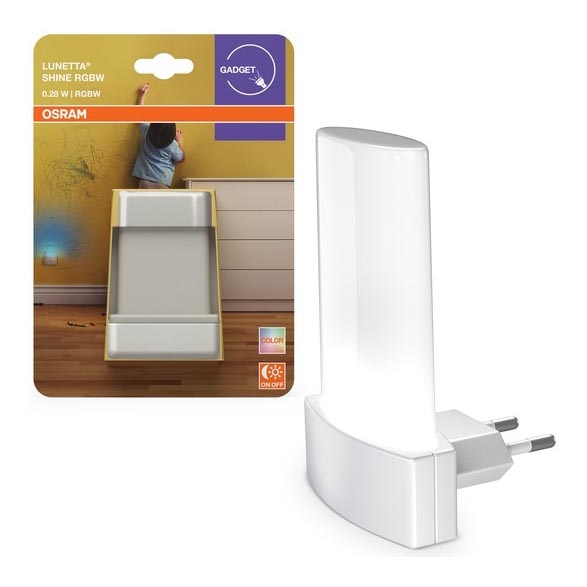 Osram - LUNETTA LED RGBW naktinė lempa su jutikliu LED/0,28W/230V