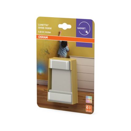 Osram - LUNETTA LED RGBW naktinė lempa su jutikliu LED/0,28W/230V