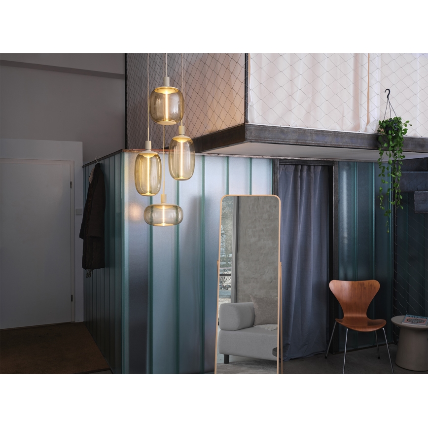 Osram - Maitinimo kabelis NEEDLE PENDANT 4xE27/25W/230V smėlio spalvos