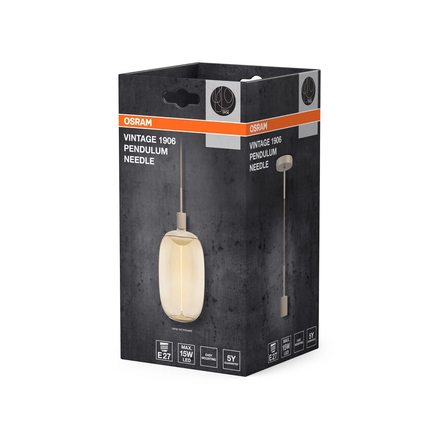 Osram - Maitinimo kabelis PENDULUM NEEDLE 1xE27/15W/230V