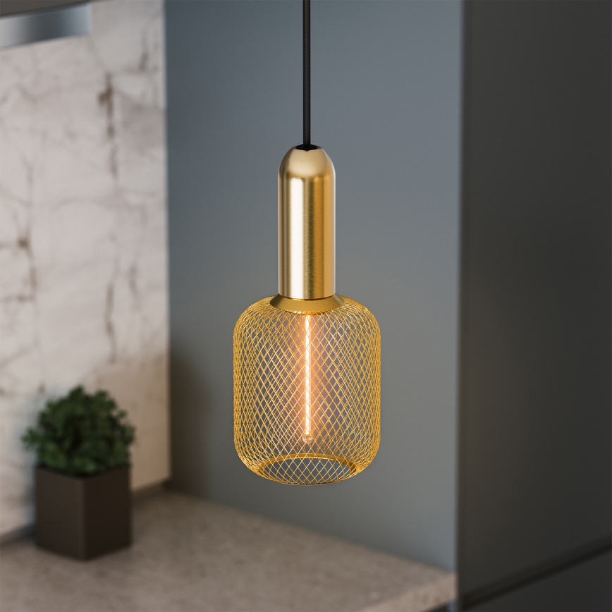 Osram - Maitinimo kabelis PENDULUM ROUND 1xE27/15W/230V auksinis