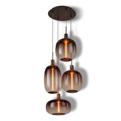 Osram - Maitinimo laidas NEEDLE PENDANT 4xE27/25W/230V, antracito spalva