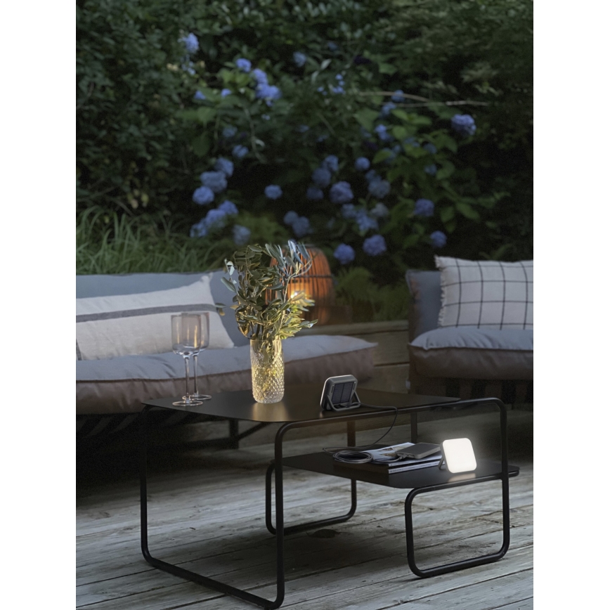 Osram - NIGHTLUX nešiojamas saulės energijos LED šviestuvas LED/2W/5V IP54 pilkas