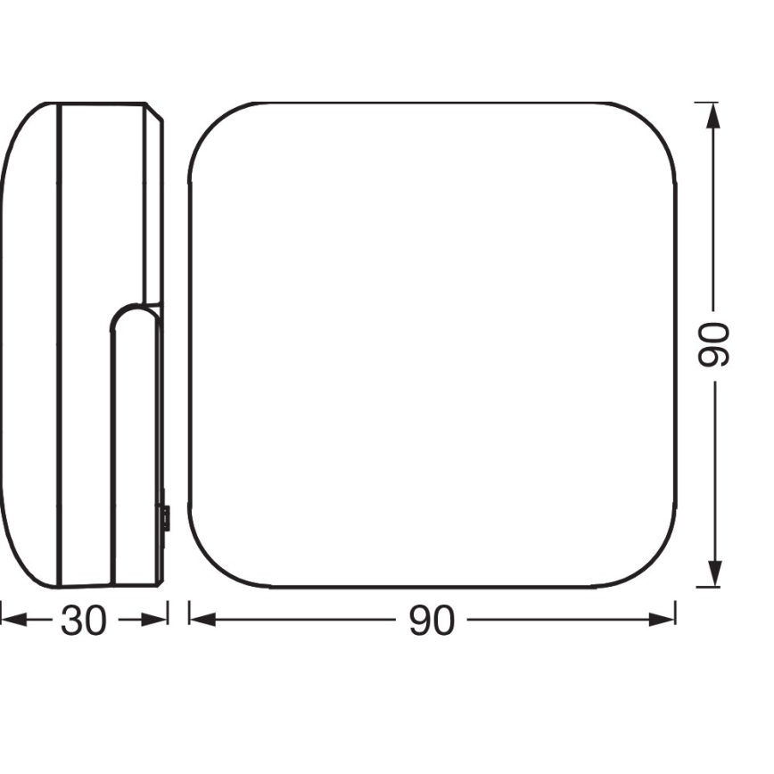 Osram - NIGHTLUX nešiojamas saulės energijos LED šviestuvas LED/2W/5V IP54 pilkas