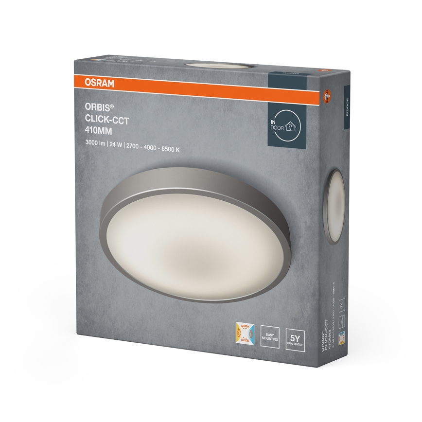 Osram - LED lubinis šviestuvas ORBIS LED/24W/230V 2700/4000/6500K skersmuo 41 cm matinis chromas