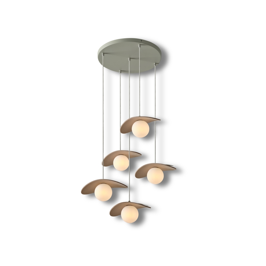 Osram - Pakabinama liustra ant laido DECOR PEARL 5xG9/5W/230V smėlio spalvos