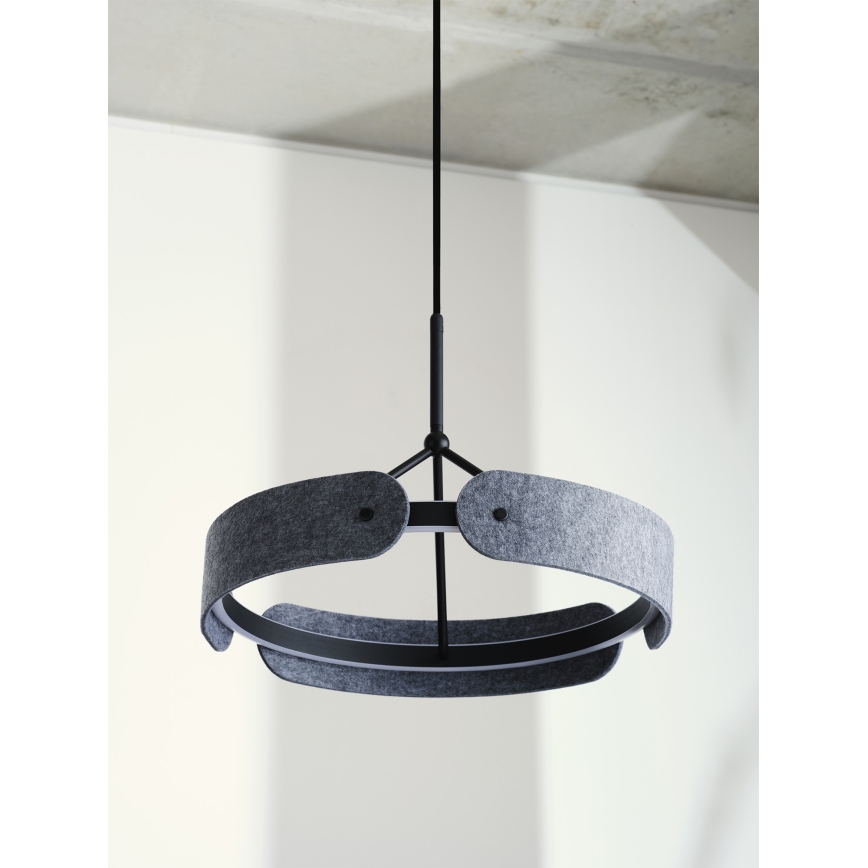 Osram - pakabinamas LED šviestuvas ant laido DECOR CURVE LED/33W/230V pilkas