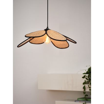 Osram - Pakabinamas šviestuvas ant laido DECOR RATTAN 1xE27/15W/230V skersmuo 58 cm smėlinė/juoda