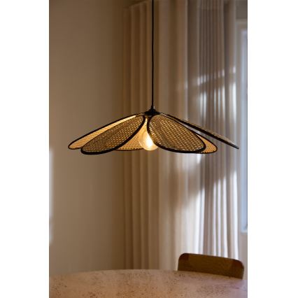 Osram - Pakabinamas šviestuvas ant laido DECOR RATTAN 1xE27/15W/230V skersmuo 58 cm smėlinė/juoda