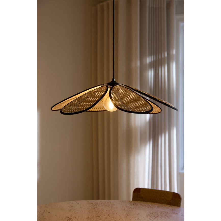 Osram - Pakabinamas šviestuvas ant laido DECOR RATTAN 1xE27/15W/230V skersmuo 58 cm smėlinė/juoda