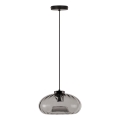 Osram - pakabinamas šviestuvas ant laido DECOR SMOKE 1xE27/12W/230V Ø 28 cm juodas/dūminė pilka