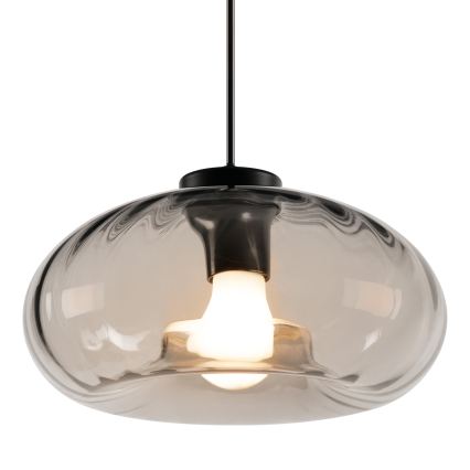Osram - pakabinamas šviestuvas ant laido DECOR SMOKE 1xE27/12W/230V Ø 28 cm juodas/dūminė pilka