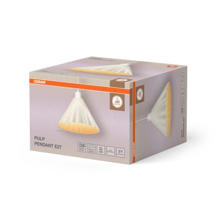 Osram - Pakabinamas šviestuvas PULP su laidu 1xE27/9W/230V, skersmuo 31 cm
