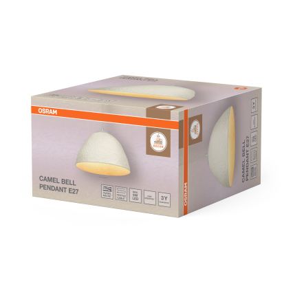 Osram - Pakabinamas šviestuvas su laidu CAMEL BELL 1xE27/9W/230V skersmuo 37,5 cm