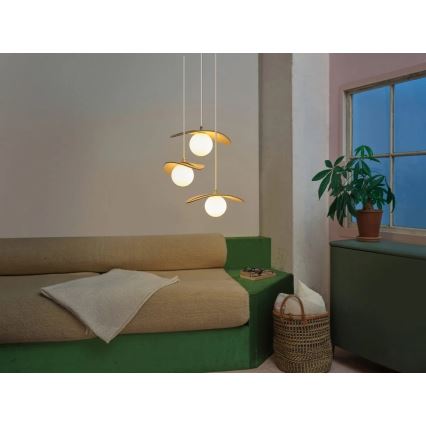Osram - pakabinamas šviestuvas su laidu DECOR PEARL 3xG9/5W/230V smėlio spalvos