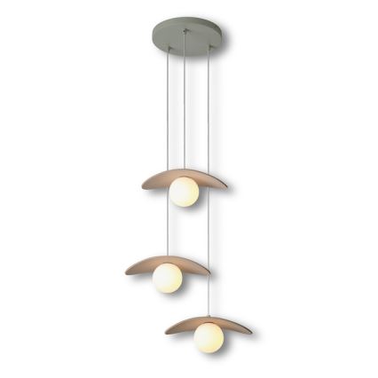Osram - pakabinamas šviestuvas su laidu DECOR PEARL 3xG9/5W/230V smėlio spalvos