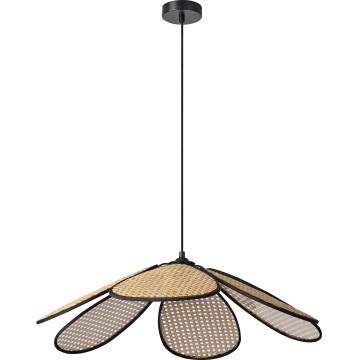 Osram - Pakabinamas šviestuvas su laidu DECOR RATTAN 1xE27/15W/230V skersmuo 69 cm smėlinė/juoda