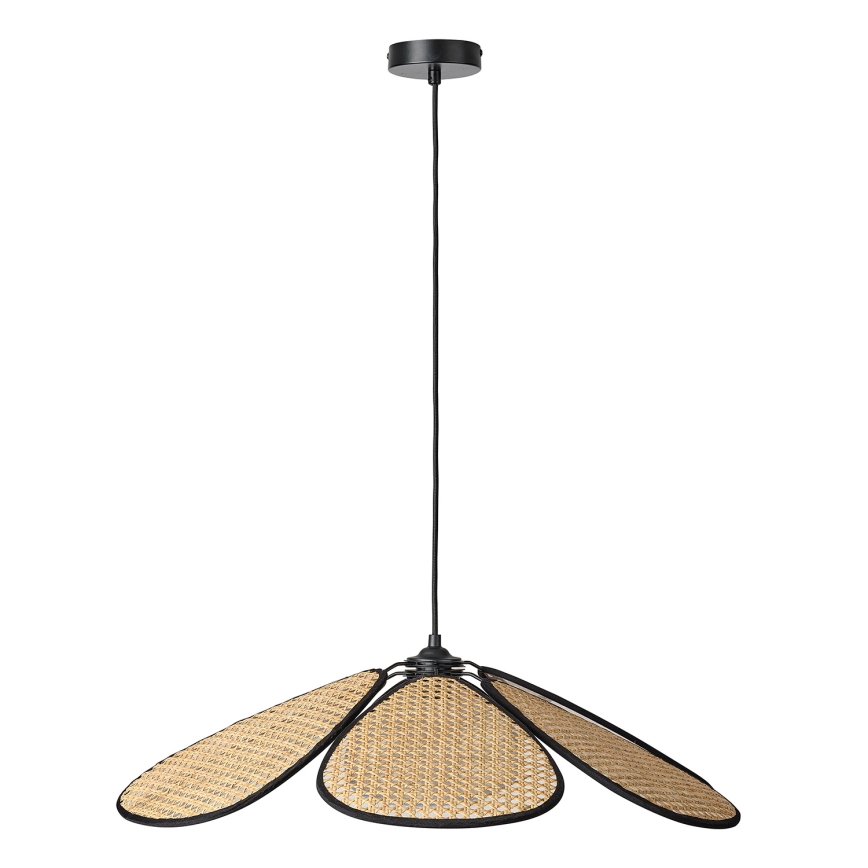 Osram - Pakabinamas šviestuvas su laidu DECOR RATTAN 1xE27/15W/230V skersmuo 69 cm smėlinė/juoda