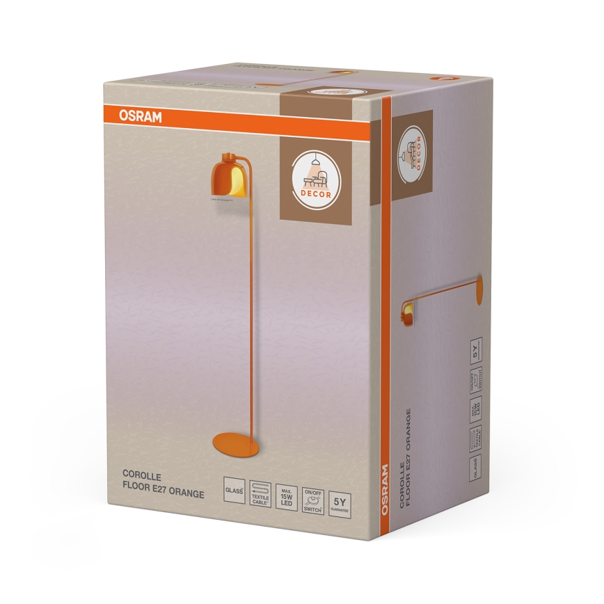 Osram - pastatoma lempa DECOR COROLLE 1xE27/15W/230V oranžinė